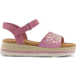 TOMS Diana Wedge sandaal voor meisjes, roze, 13 UK Child