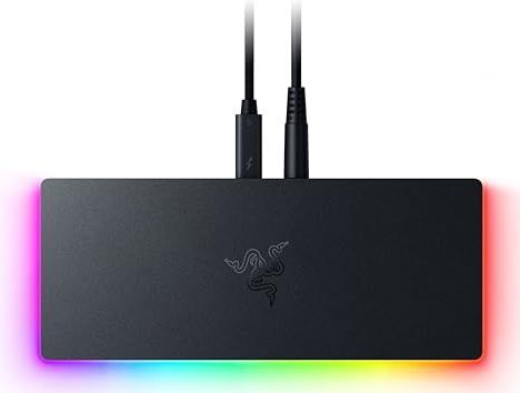 Razer - Thunderbolt 5 Dock - Docking Station - Zwart - 10 Poorten - M.2-opslagsleuf - Chroma RGB