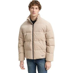 Tom Tailor Denim - Gewatteerd Jack - Corduroy - Regular Fit - Opstaande Kraag