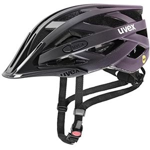 uvex i-vo cc MIPS - lichte allround-helm voor dames en heren - MIPS-systeem - individueel passysteem - black-plum - 52-57 cm