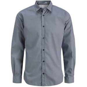 Jack & Jones - Matheo Print Detail - Overhemd - Slim Fit - Lange Mouwen