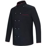 MISEMIYA - Kasaca - Zwart - Lange Mouwen - Keuken Uniform - Ref. 842B