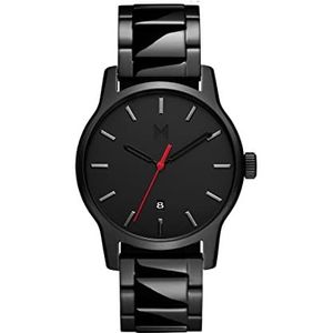 MVMT Analoge Quartz horloge voor heren met roestvrijstalen band 28000313-D, Zwart