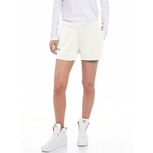 Replay Dames W8047A Casual Shorts, 707 crème, XXS, 707 crème, XXS