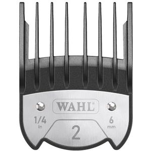 WAHL Premium Magnetic Attachment Combs, #2, 6mm, Clipper-opzetkammen, hulpstukken, accessoires voor tondeuses, zwart, Kuno, Chromstyle, Genio