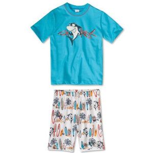 Sanetta jongens pyjama, dierenprint 231120