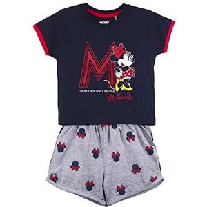 CERDÁ LIFE'S LITTLE MOMENTS Minnie Mouse van 100% katoen, 2-delig, T-shirt en broek voor meisjes, officieel Disney-gelicentieerd product, donkerblauw, normaal voor meisjes