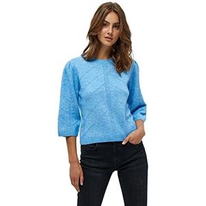 Peppercorn Lenore Trui met 3/4 mouwen | Blauwe truien voor dames VK | Lente dames truien | Maat XXL