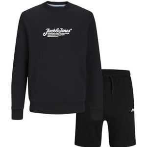 JACK & JONES Jjbeau Crew & Jjbeau Shorts Set Pack Pls, zwart, 3XL