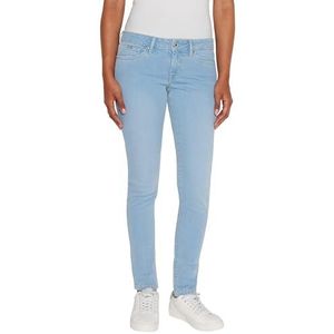 Pepe Jeans Dames Skinny Jeans Lw, Blauw (Denim-PF2), 29W / 32L, Blauw (Denim-pf2), 29W / 32L
