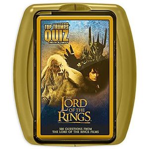 Top Trumps Lord of the Rings Quiz Game, 500 vragen gebaseerd op de films, verzamel je Fellowship-strijd door Middle Earth om Frodo en Gandalf trots te maken, een geweldig cadeau voor kinderen vanaf 8
