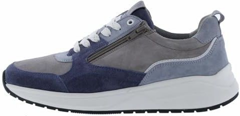 Sportschoenen - Color-Blocking - Leer/Suède - Wide Fit