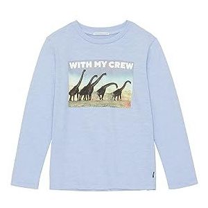 TOM TAILOR T-shirt met lange mouwen voor jongens, 12819 - Parisienne Blue, 92/98 cm