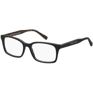 TOMMY HILFIGER TH 2109 bril, zwart patroon, bruin, 52 voor dames, zwart patroon, bruin, 52