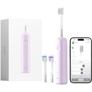 Laifen Wave - Elektrische Tandenborstel - Wit Violet - IPX7 - Oplaadbaar