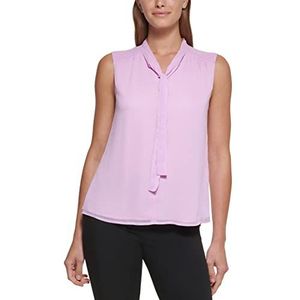 DKNY Dames Ul1ti157-gx0 Medium Blouse, Roze Lavender, Medium, Roze lavendel, M