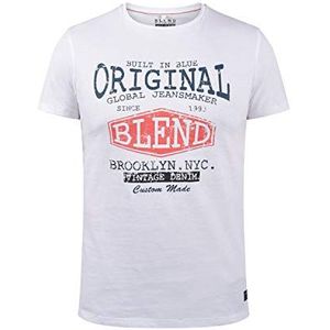 Blend BHTee 20708054 T-shirt met korte mouwen, wit (White 70002), 3XL