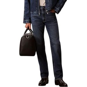Calvin Klein Jeans Heren STNDRD STRGHT Oil Slick Jean LV04LB782G Jeans, Blauw (Oil Slick), 40W/34L, Blauw (Oil Slick), 40W / 34L