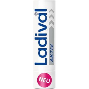 Ladival Actieve UV-beschermingsstift voor lippen, SPF 50+, zonnecrème voor droge lippen, delicate lippenhuid, met jojoba-olie, hydraterend, waterbestendig, UVA- en UVB-bescherming, 4,8 g
