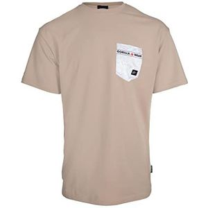 Dover Oversized T-Shirt - Beige - 3XL