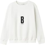 NAME IT - NKMONSLO - Sweatshirt - Zwart / Wit
