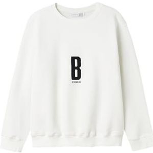 NAME IT - NKMONSLO - Sweatshirt - Zwart / Wit
