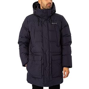 GANT Heren D2. Long ALTA DOWN Jacket, Evening Blue, XS