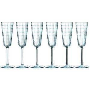 Creatable, 21078, serie IROKO, champagneglas 17 cl, glazen set 6-delig