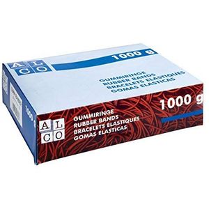 Alco 763 - elastiekjes, 200 x 6 mm, 1 kg, rood