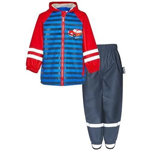 Playshoes Tweedelig regenpak, modderpak, waterdicht, racewagen band, 140