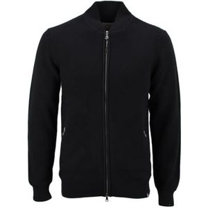 BRAX Heren Style John Feel Good Sportieve moderne gebreide jas, zwart, XS
