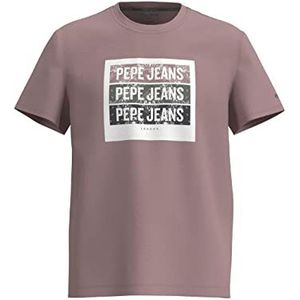 Pepe Jeans Acee T-shirt, 307BLEACH roze, XL dames