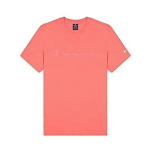 Champion Legacy American Classics Logo S/S T-shirt, roze, XL voor heren