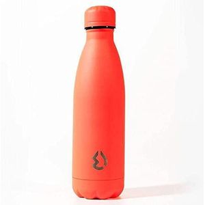 Botella Water Revolution thermosfles van roestvrij staal, 500 ml, lekvrij, hoge weerstand, BPA-vrij (koraal)