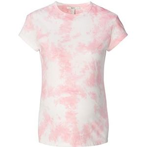 ESPRIT Maternity Katoenen T-shirt met Ice-Dye-batikpatroon, Blush - 665, L