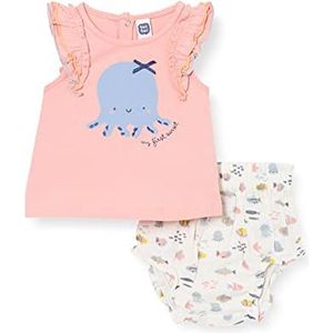 Tuc Tuc T-shirt van chiffon, voor baby's en meisjes, Violeta, 6-9 Maanden
