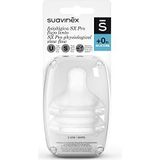 Suavinex Sx Pro 307386 siliconen zuignap maat S + 0 maanden, 2 stuks