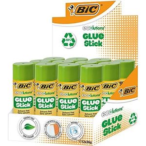 BIC ECOlutions Glue Stick 36 g, lot de 12