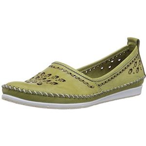 Andrea Conti 0569207299 damesslippers, groen pistache 299, 36 EU