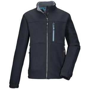 Killtec - KOW 225 BYS FLC JCKT - Kinderfleecejack - Zwart - Met Opstaande Kraag en Ritssluiting