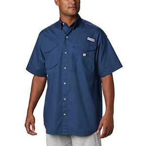 Columbia PFG Bonehead herenshirt met lange mouwen, katoen, ontspannen pasvorm, carbon, XL