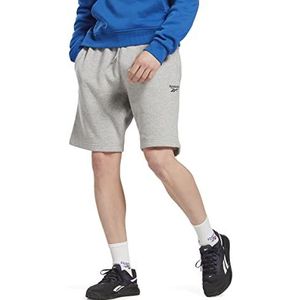 Reebok Heren Identity Fleece Shorts, Medium Grey Heather/Medium Grey Heather, M, Medium Grijs Heather/Medium Grijs Heather, M