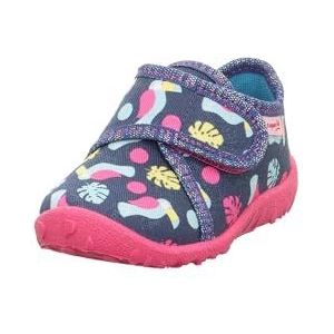 Superfit meisjes spotty pantoffels, donkerblauw meerkleurig 8160, 18 EU