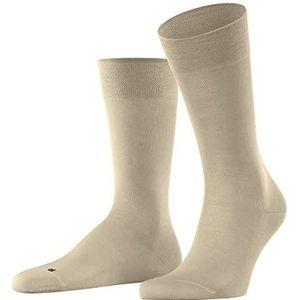 FALKE Heren Sokken Sensitive Malaga M SO Katoen Met comfort tailleband 1 Paar, Beige (Silk 4097) nieuw - milieuvriendelijk, 47-50