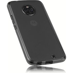 Mumbi hoezen voor Motorola Moto X4, TPU Case Motorola Moto X4 rubber hoezen cases accessoires siliconen hoezen slim beschermhoes, Moto G 3, transp. zwart