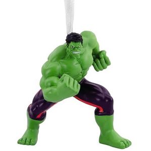 Hallmark The Hulk Ornament, MARVEL Avengers Boomdecoratie, Disney Hangende Ornament, Kerst Hangende Ornament, Geschenken voor Kerstmis