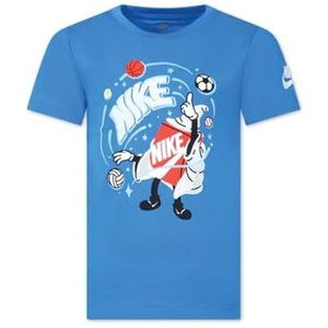 Nike T-shirt kinderen Magic Boxy SS Tee 86L871, Blauw, 2-3 jaar