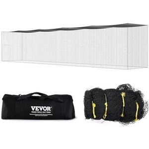 VEVOR Baseball Batting Netting, Professioneel Softbal Baseball Batting Trainingsnet, Praktijk Draagbaar Pitching Cage Net met Deur & Draagtas, Heavy Duty Ingesloten PE Netting, 100 cm (NET ALLEEN)