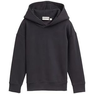 TOM TAILOR Oversized hoodie voor jongens en kinderen met print op de rug, 29476 - Coal Grey, 92-98