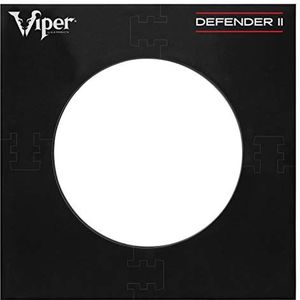 Amerikaanse titel: Viper Defender II Dartboard Surround Wall Protector, Zwart, vierkant, 11,4 x 42,7 x 42,7 cm